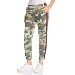 Mother the Misfit Side-Stripe Camo Pants, Size 24